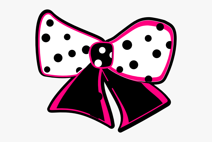 Clip Art Cheer Bow, Transparent Clipart