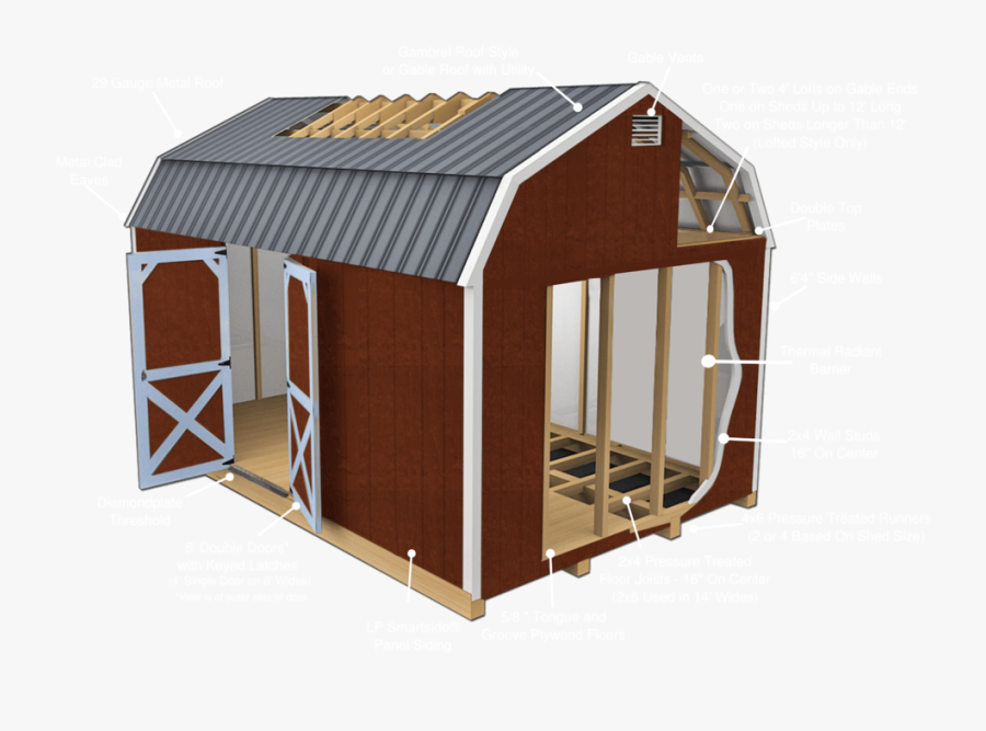 Shed, Transparent Clipart