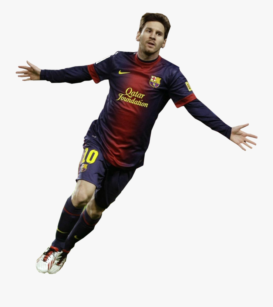 United Messi Athlete Football Barcelona F - รูป นัก เตะ Png, Transparent Clipart