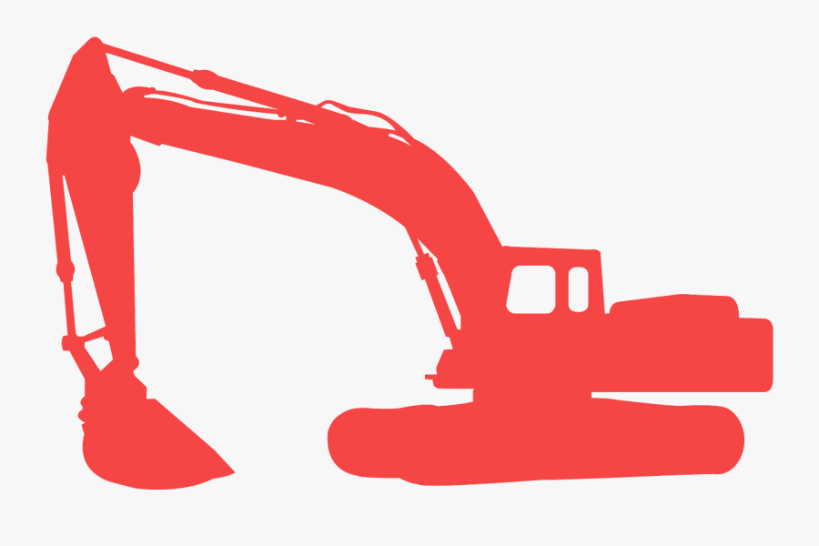 Silhouette Free Vector Silhouettes - Cat Excavator Silhouette, Transparent Clipart