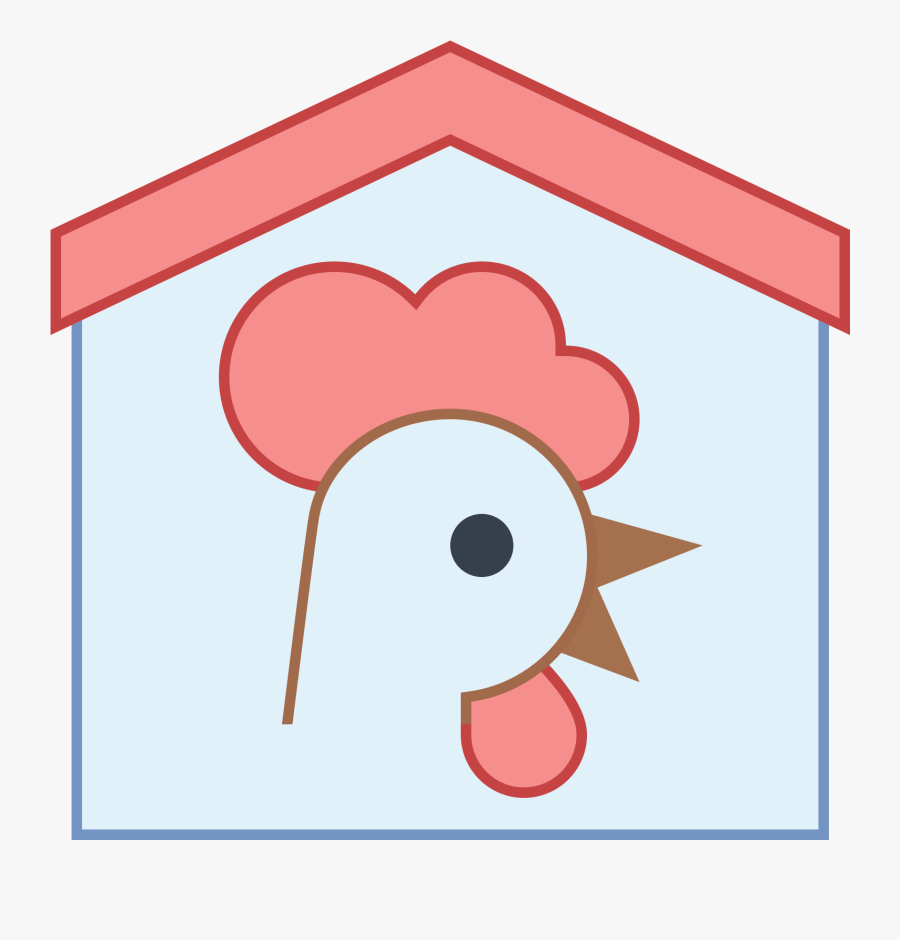 Doghouse Clipart Hen House - Icone Poulailler, Transparent Clipart