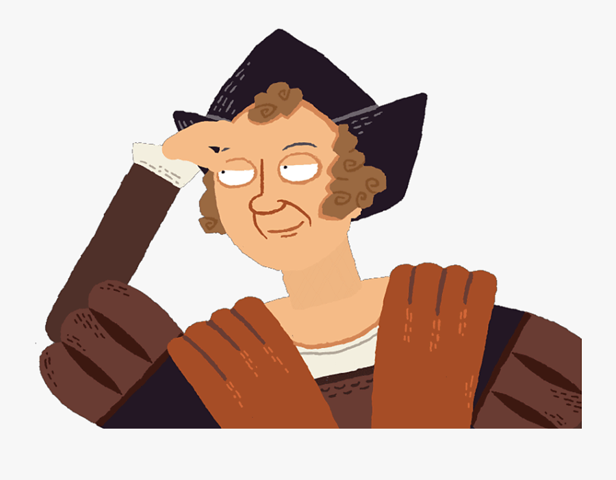 Columbus Clipart Famous Explorer - Christopher Columbus, Transparent Clipart