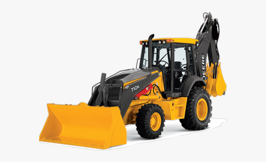 Backhoe Loader John Deere, Transparent Clipart