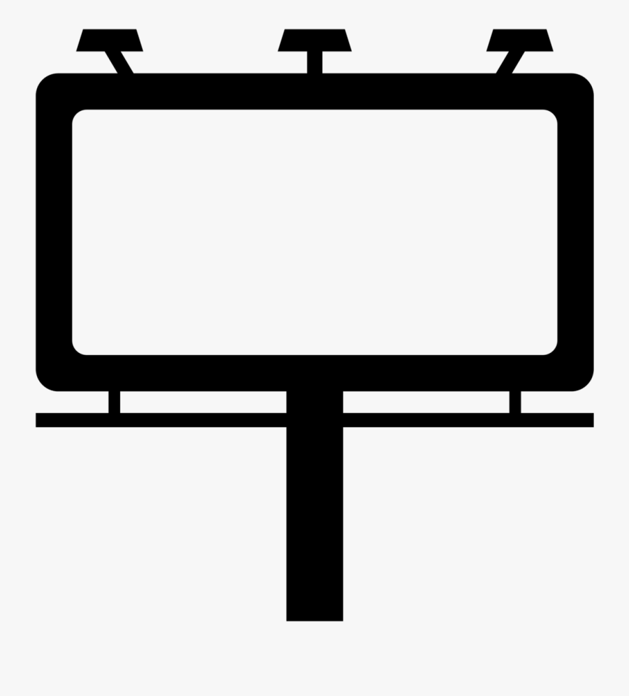 Backhoe Clipart Easy - Out Of Home Advertising Symbol, Transparent Clipart