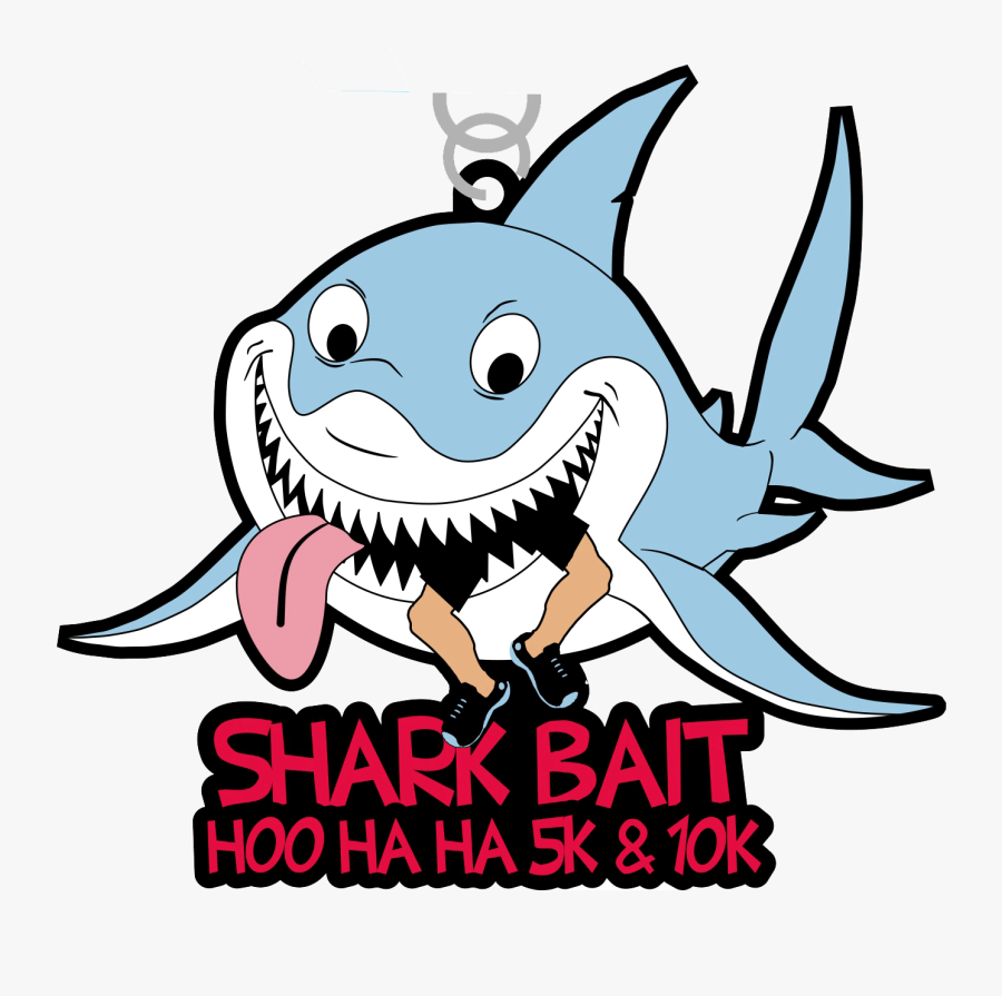 Shark Bait Hoo Ha Ha 5k & 10k - Shark Bait Cartoon, Transparent Clipart