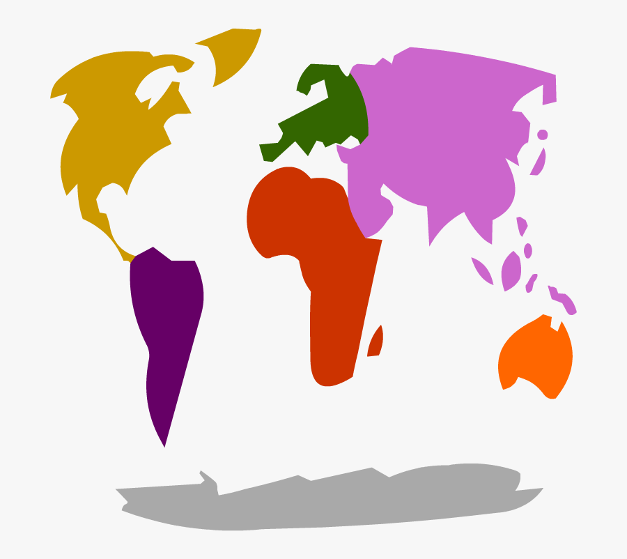 Map Of The World Clipart, Transparent Clipart