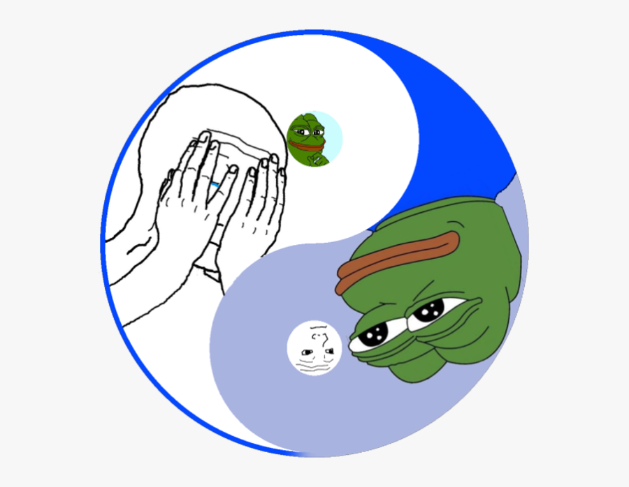 The Tao Of Pepe - Pepe The Frog And Feels Guy, Transparent Clipart