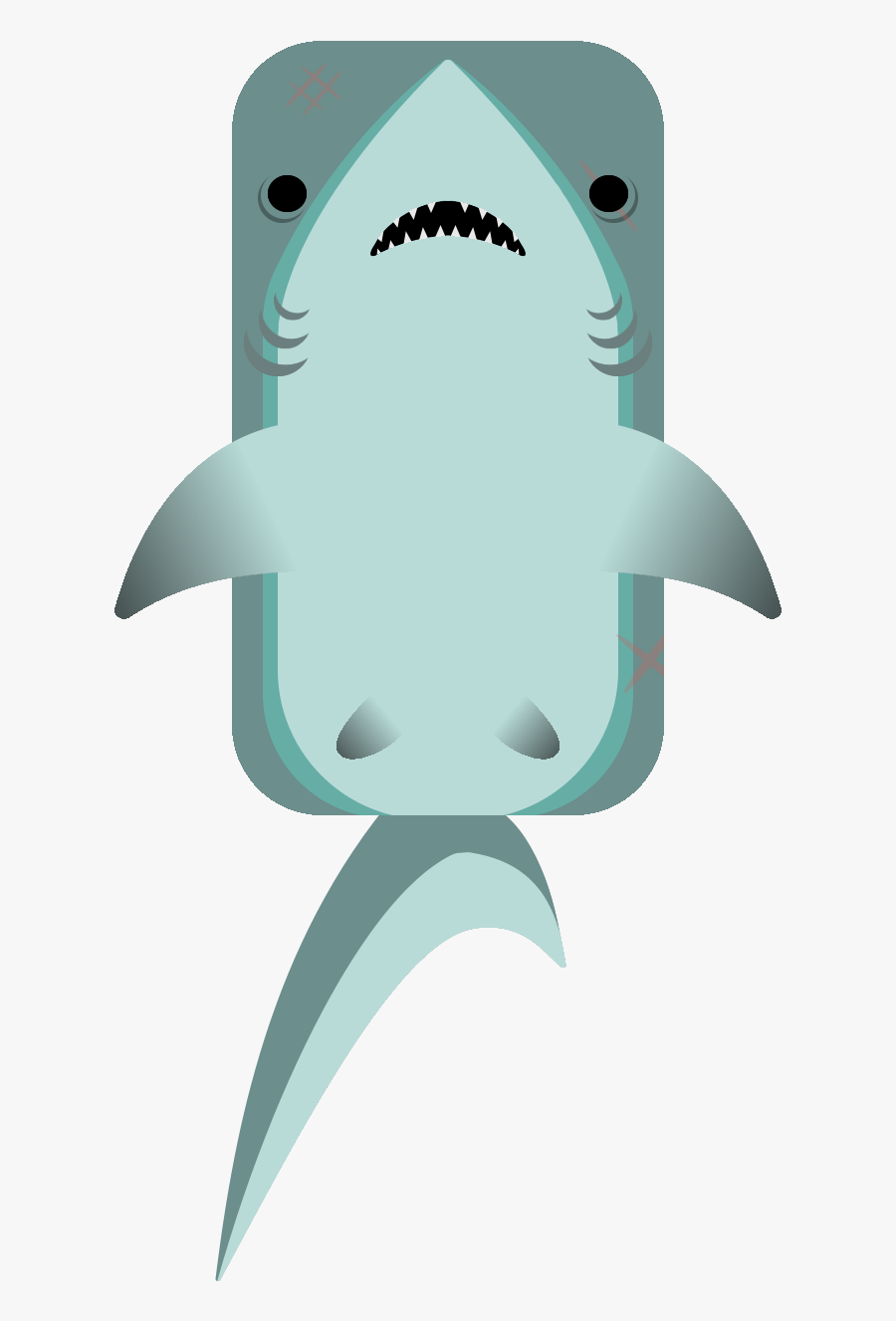 Thrasher"s Thresher Shark - Thresher Shark Cartoon, Transparent Clipart