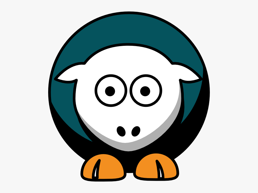 Sheep San Jose Sharks Team Colors Svg Clip Arts - College Football, Transparent Clipart