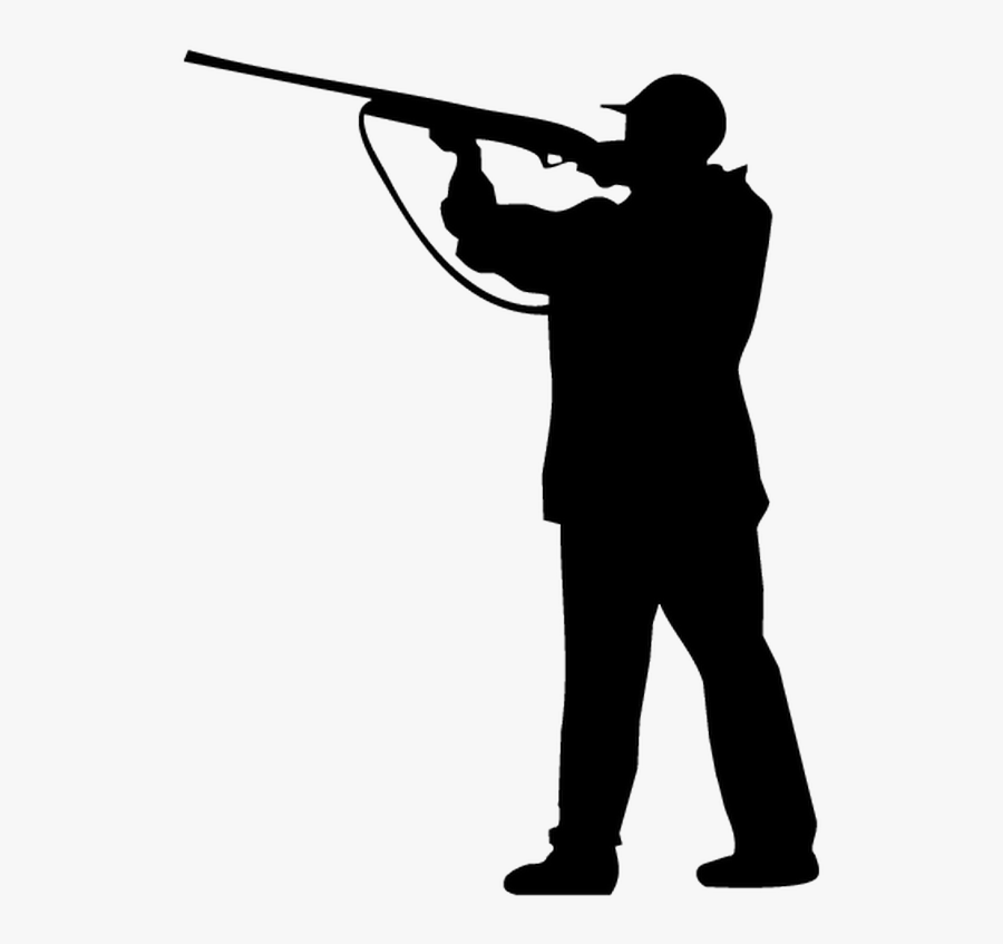 Clip Art Hunter Silhouette - Hunting Vector, Transparent Clipart