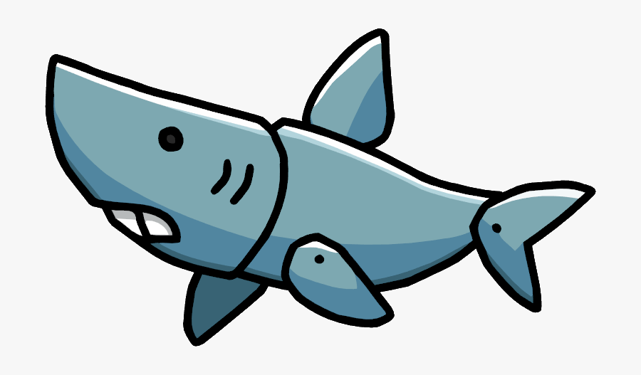 Transparent Shark Clipart Png - Scribblenauts Shark, Transparent Clipart