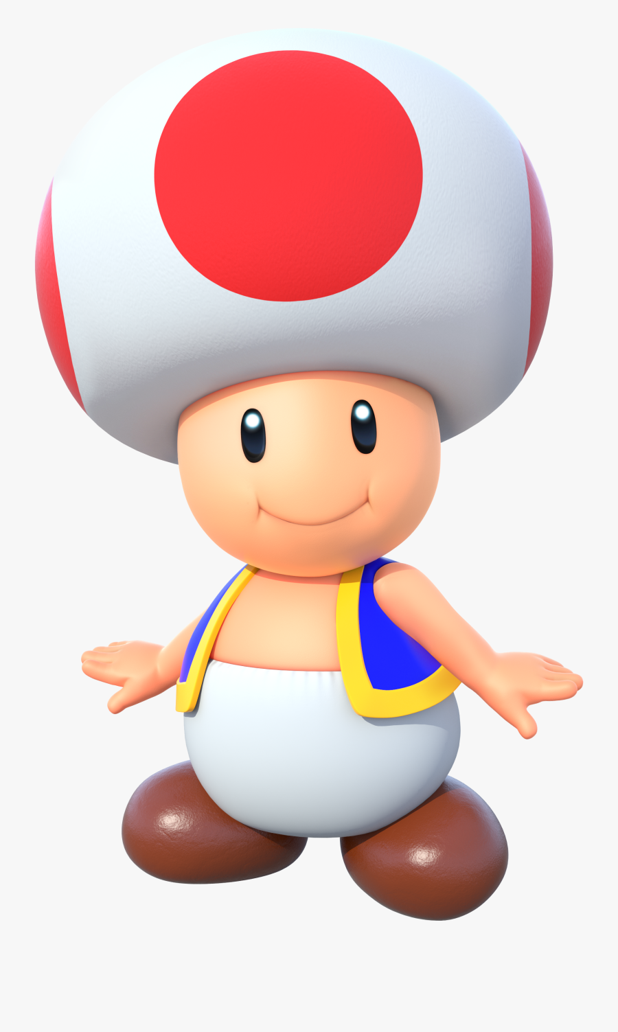 Super Mario Party Toad Clipart , Png Download - Super Mario Characters Png, Transparent Clipart