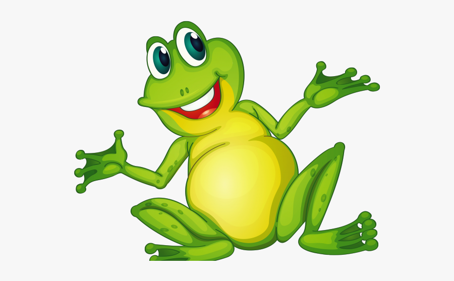 Funny Toad Cliparts - Frog Cartoon, Transparent Clipart