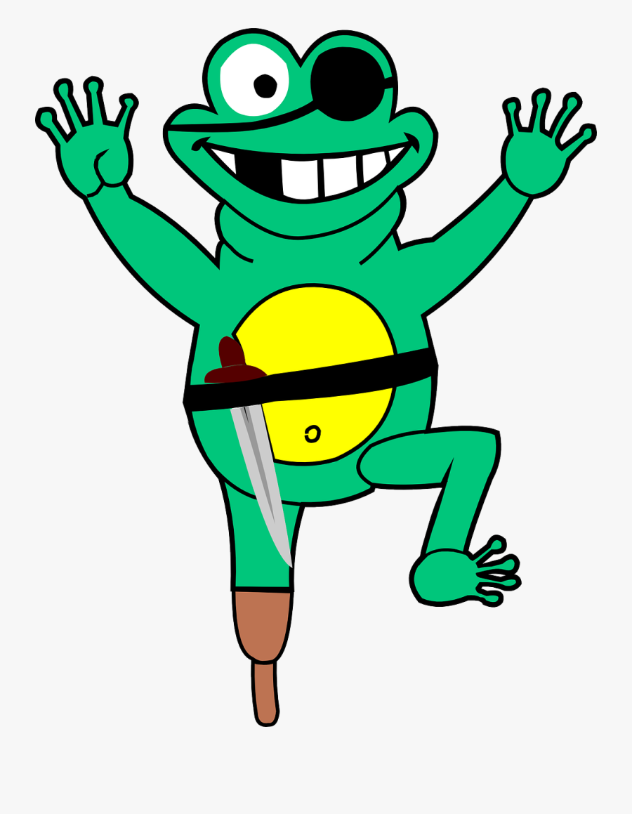 Plant,fictional Character,toad - Pirate Frog, Transparent Clipart
