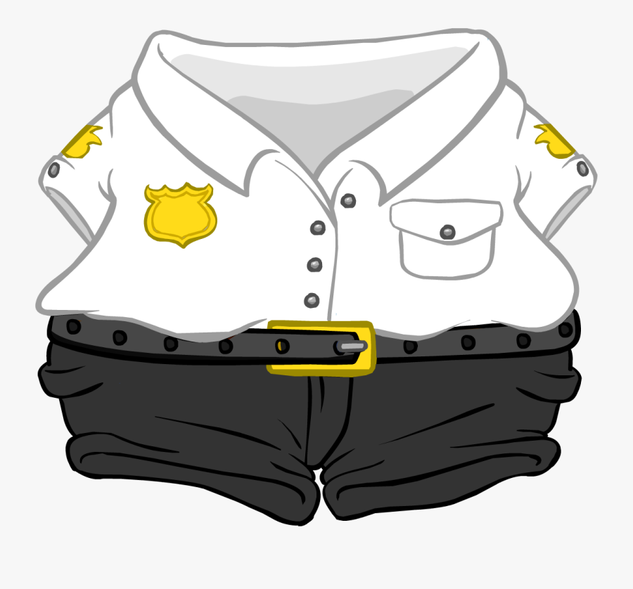Club Penguin Wiki - Security Guard Uniform Png Cartoon, Transparent Clipart