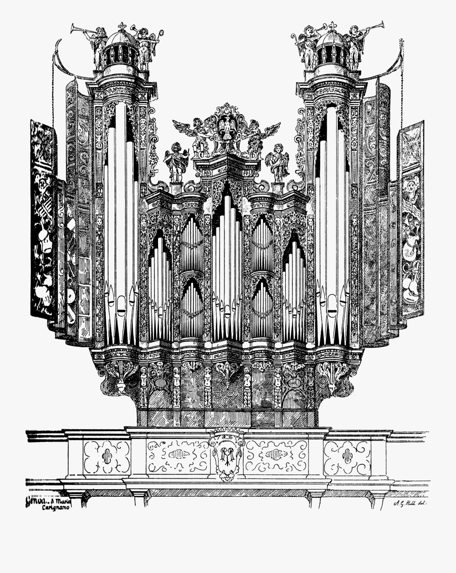 Orgel Clipart - Genoa, Transparent Clipart