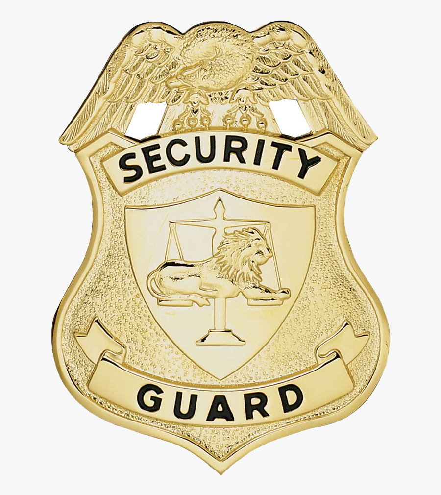 Security Police Badge, Transparent Clipart