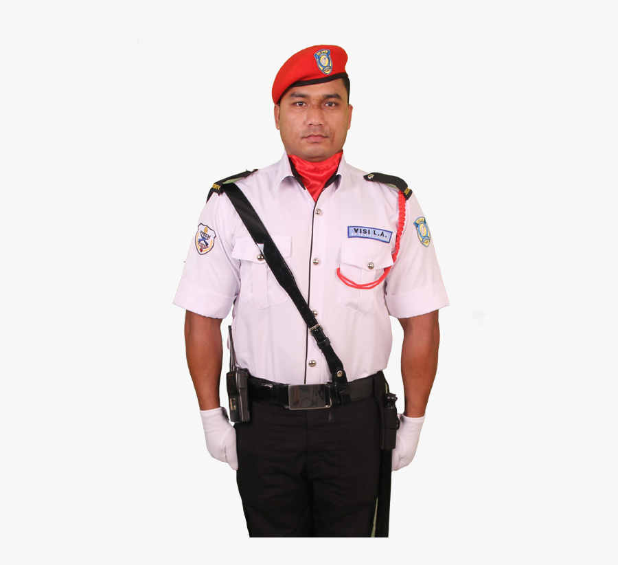 Transparent Security Guard Clipart Black And White - Security Guard Uniform Malaysia, Transparent Clipart