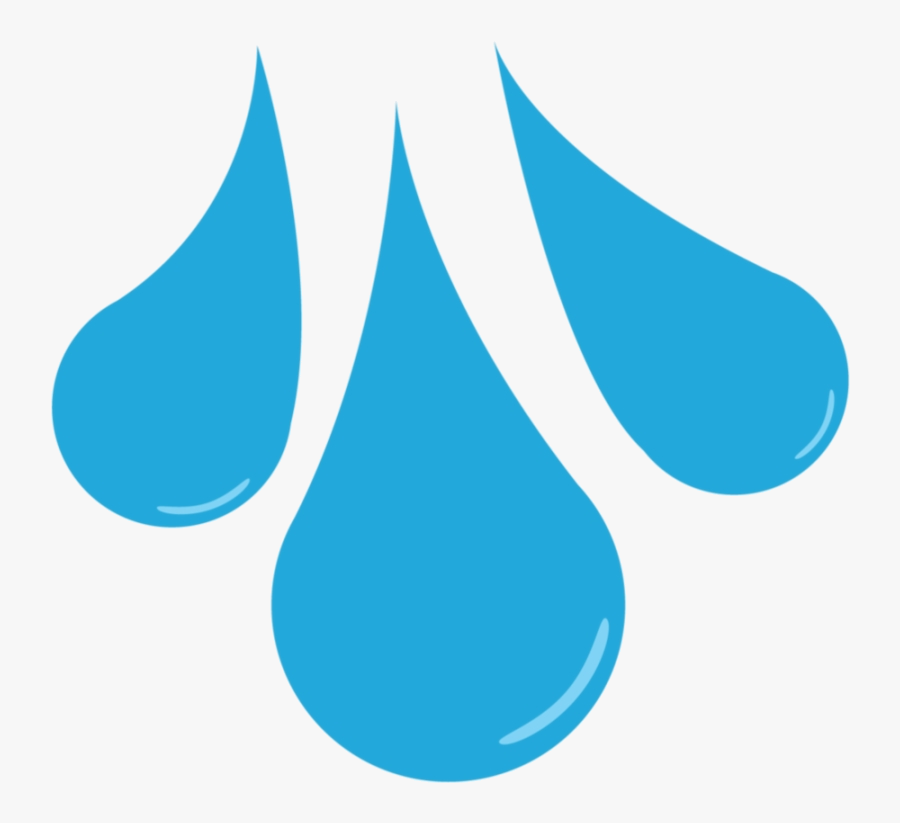 Water Drop Cartoon Clipart Raindrops Transparent Png - Cartoon Water Droplets Transparent, Transparent Clipart