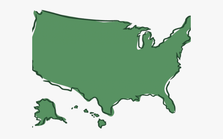 Transparent Usa Map Png - Hrv Radon Mitigation System, Transparent Clipart