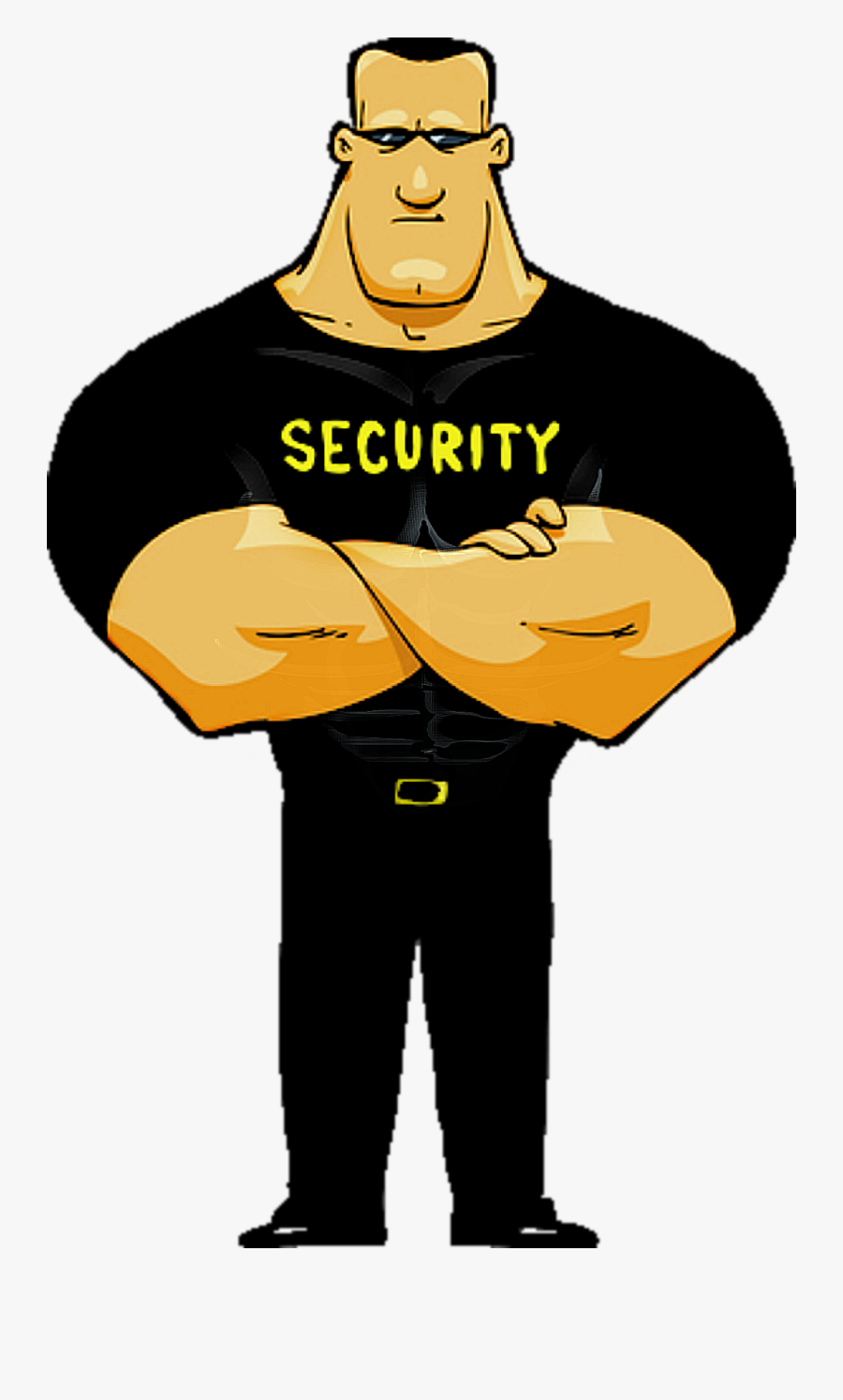 Security Guard Freetoedit - Guardia De Seguridad Animado, Transparent Clipart