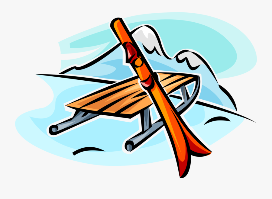 Transparent Resort Clipart - Ski Schlitten Clipart, Transparent Clipart
