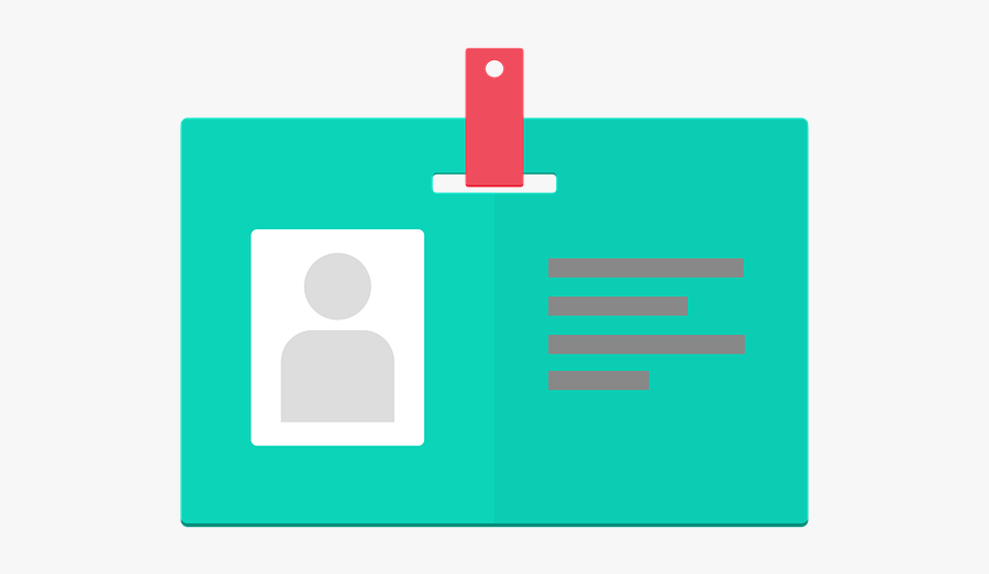 The Death Of The Name Badge - Id Vector Png, Transparent Clipart