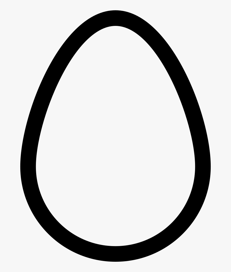 Egg Outline Png - Raindrops Clipart Black And White, Transparent Clipart