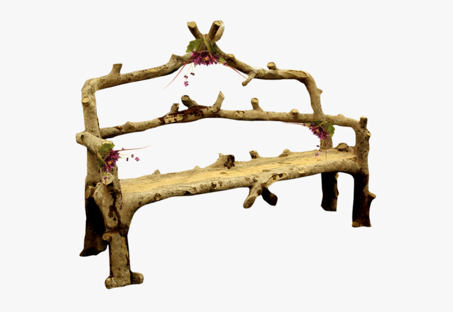 Wood Chair Trunk Tree Bench Free Download Image - Trunk, Transparent Clipart