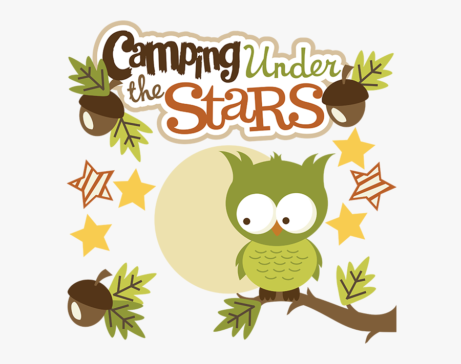 Camping Under The Stars Clip Art, Transparent Clipart