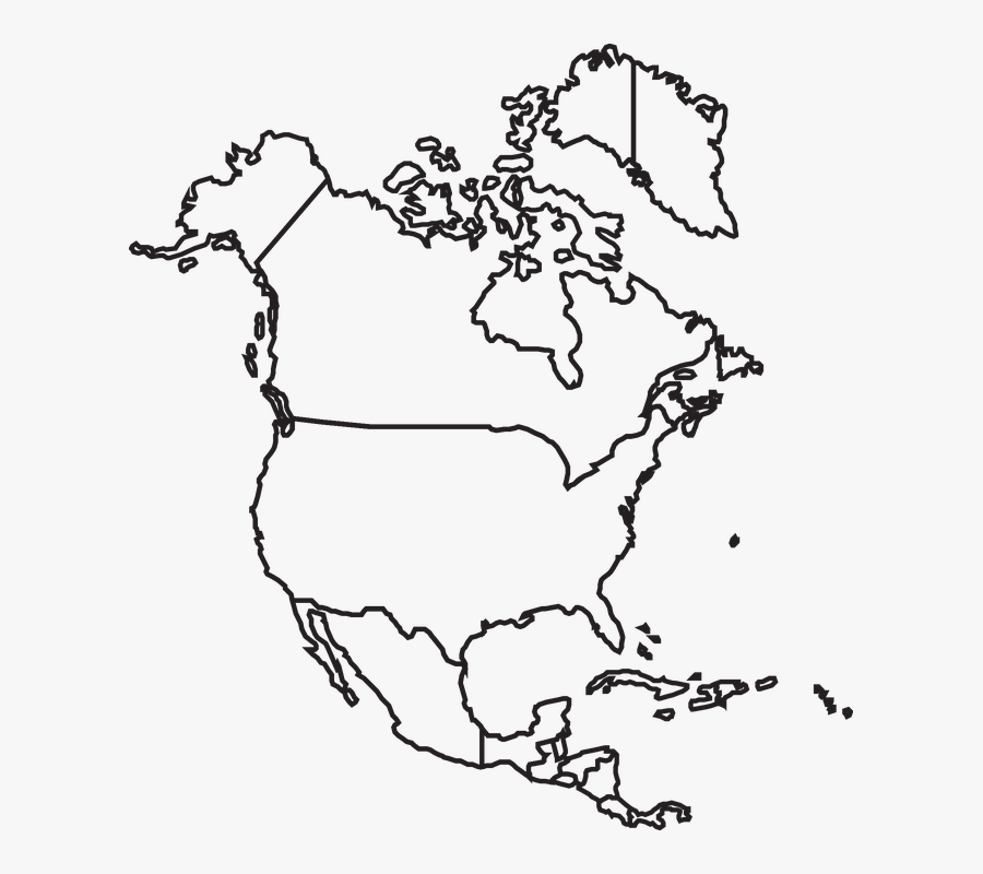 Usa Outline Map Clipart