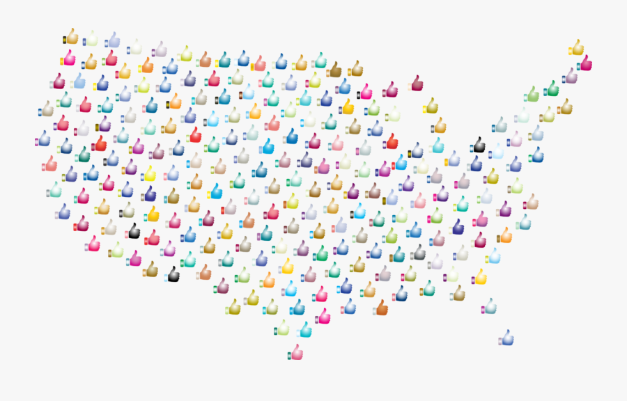 Line,united States,map - Illustration, Transparent Clipart