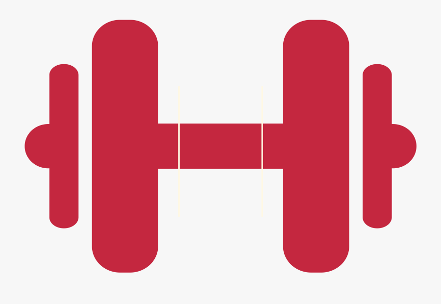 Physical Fitness Barbell Loss - Silhouette Dumbbell Clip Art, Transparent Clipart
