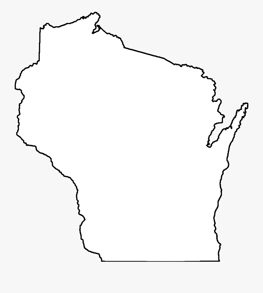 United States Drawing At Getdrawings - Outline Of Wisconsin Png, Transparent Clipart