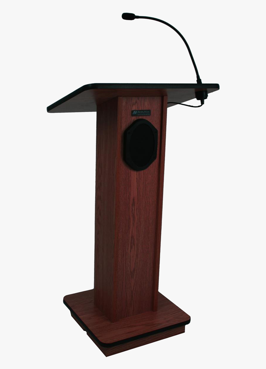 Transparent Pulpit Clipart - Podium With Microphone, Transparent Clipart