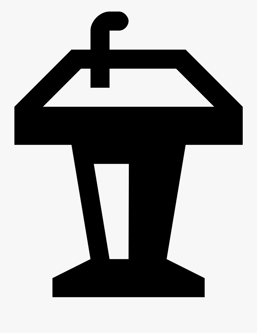 Podium Clipart Speaker Podium - Icon, Transparent Clipart