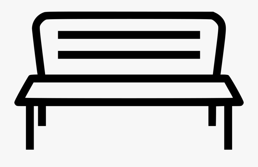 Transparent Png Bench - White Bench Clipart Transparent, Transparent Clipart