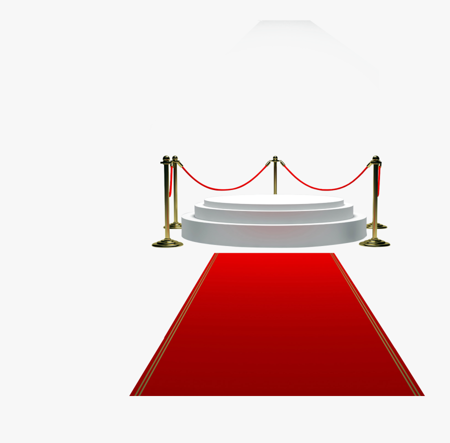 Podium Clipart Red Carpet - Alfombra Roja Png, Transparent Clipart