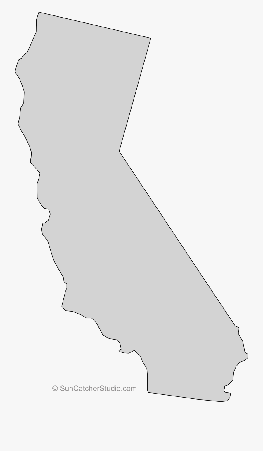 California Black And White Logo, Transparent Clipart