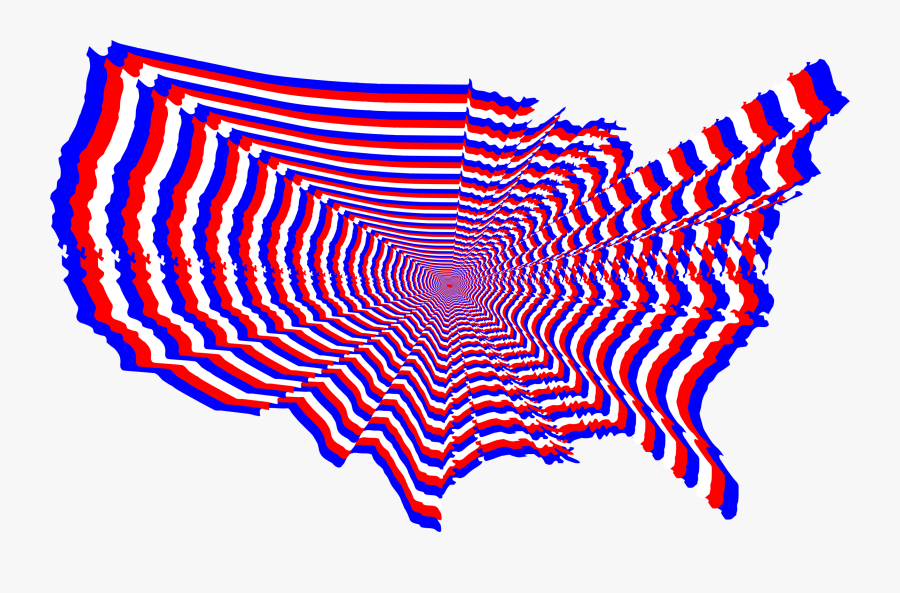 Leaf,symmetry,area - Red White And Blue Usa, Transparent Clipart