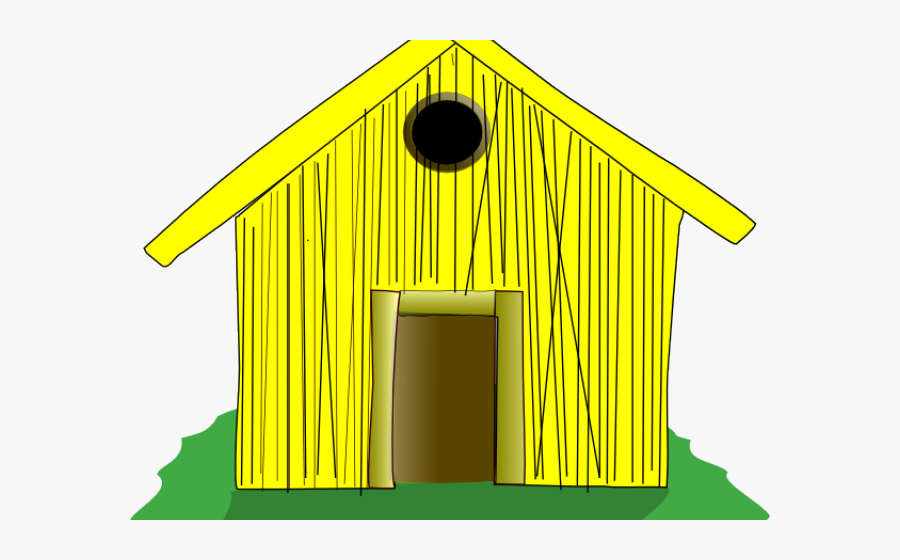 Hut Clipart Straw Hut - Draw A Straw House, Transparent Clipart