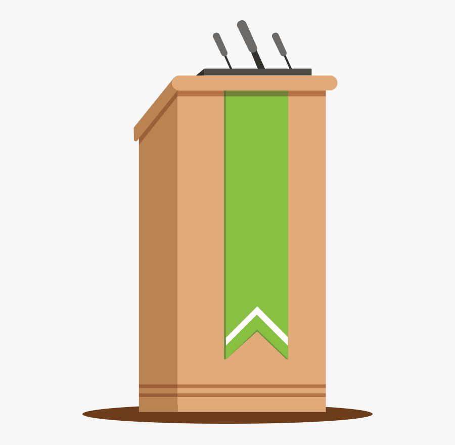 Speakers Clipart Podium Speaker - Plywood, Transparent Clipart