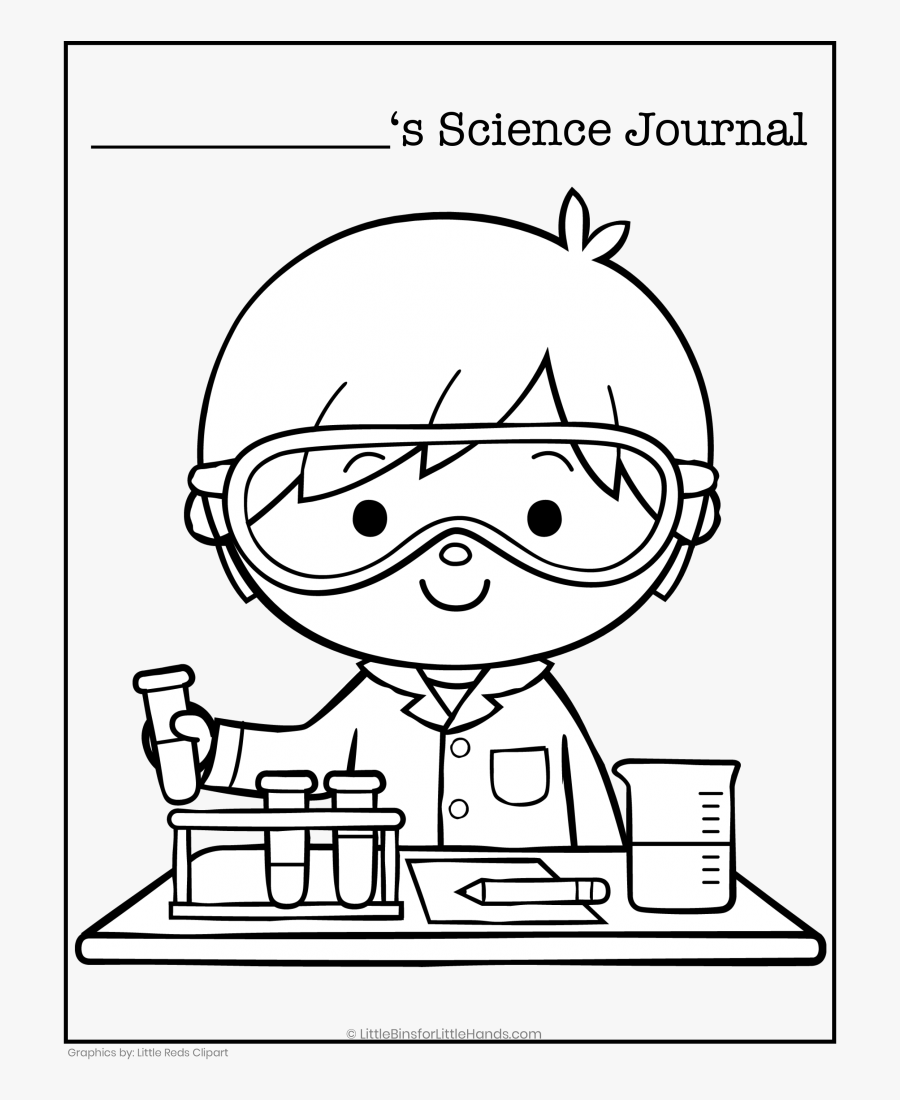 Little Scientist Clipart Black And White Free Transparent Clipart Clipartkey