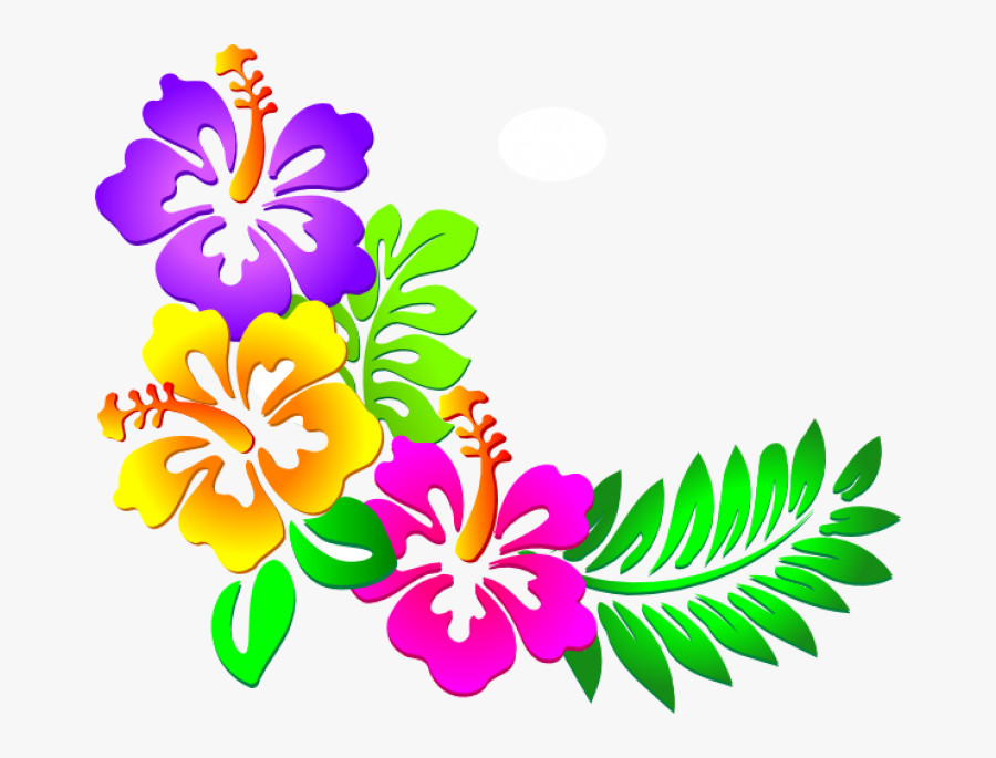 Hawaiian Flowers Clipart , Png Download - Hawaiian Clip Art, Transparent Clipart