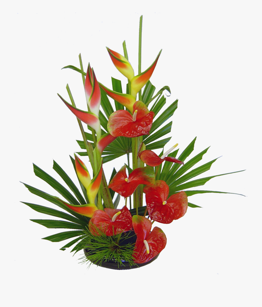 Waipio Tropical Hawaii Flowers Bouquet Hawaiian Flowers - Tropical Flower Arrangements, Transparent Clipart
