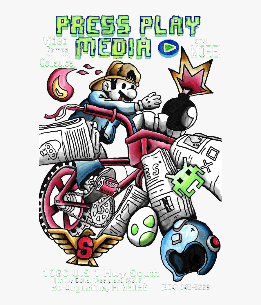 Clipart Black And White Stock Clipart Playing Video - Cartoon, Transparent Clipart