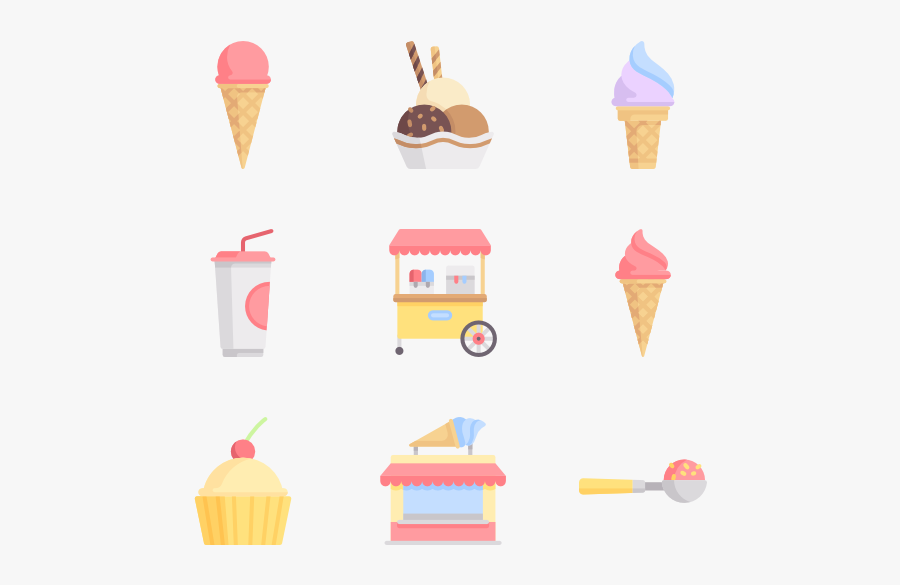 Clipart Packs Ice Cream - Ice Cream Shop Png, Transparent Clipart
