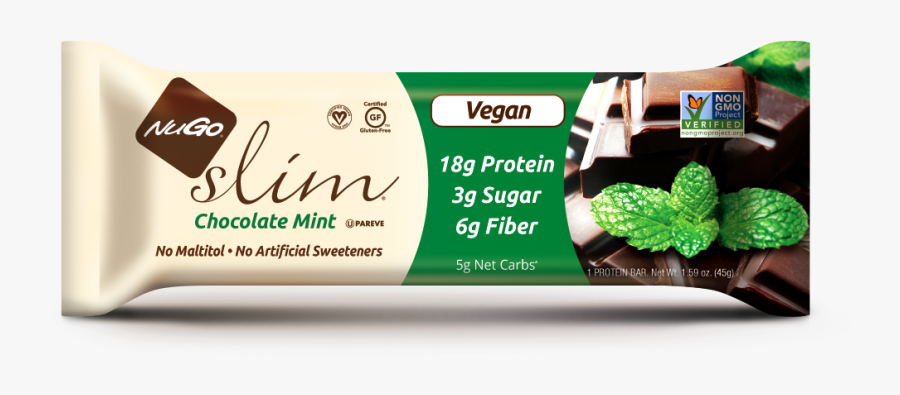 Chocolate Mint - Nugo Slim Bars Mint, Transparent Clipart