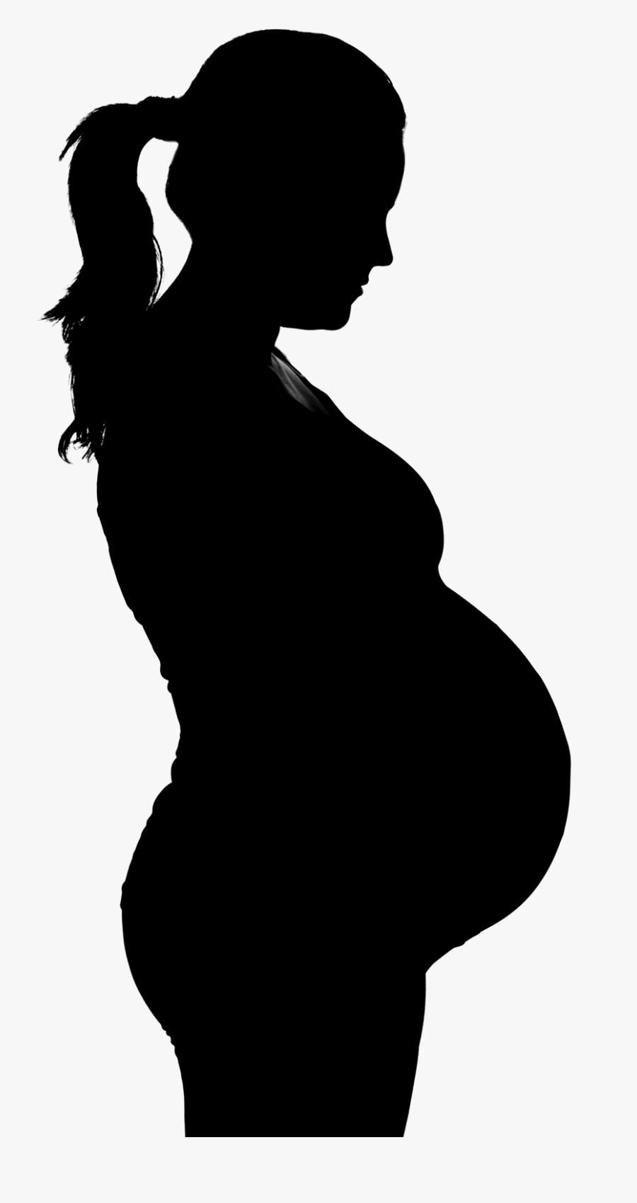 Teenage Pregnancy Childbirth Infant Maternity Centre - Pregnant Woman Clipart No Background, Transparent Clipart