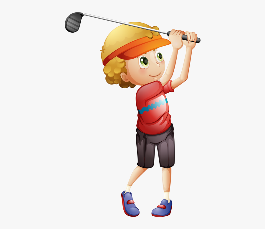 Kids Golf Clipart, Transparent Clipart